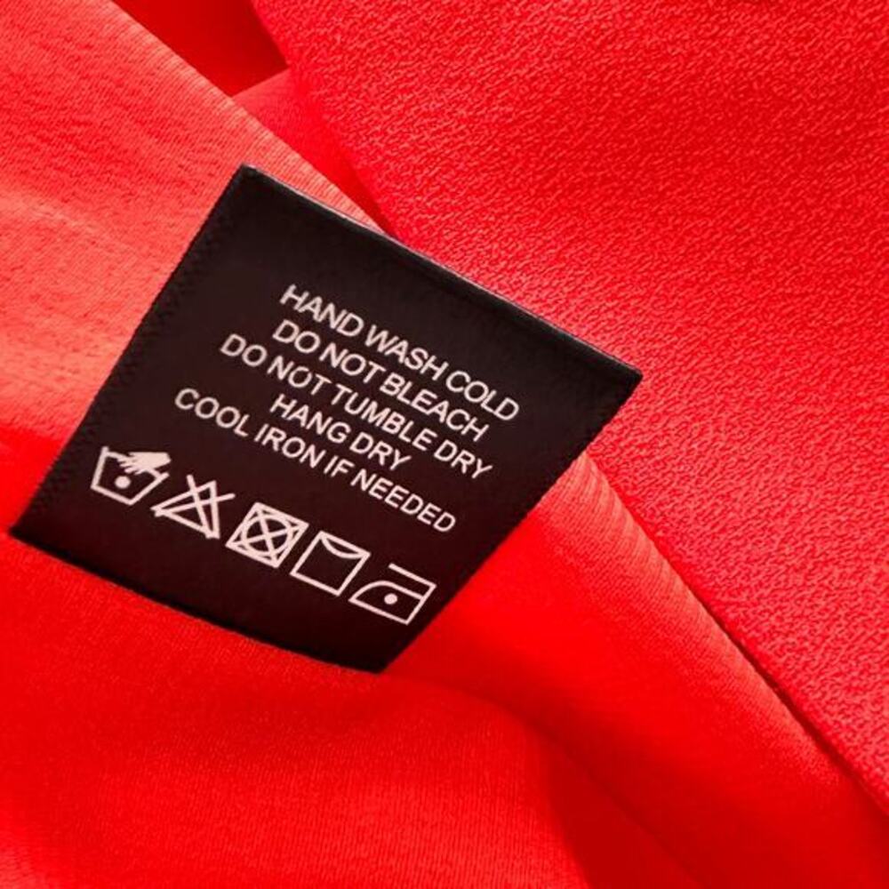 NBD Jasper Dress XL one shoulder Mini Dress- Red Orange - Picture 8 of 12